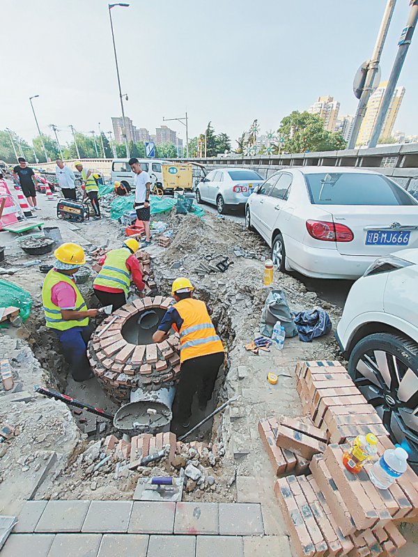 方庄环岛终于告别“逢雨必淹”！排水系统更正怎样扛住暴雨磨练